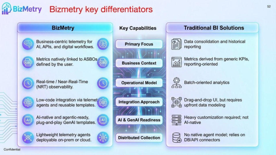 Bizmetry Differentiators