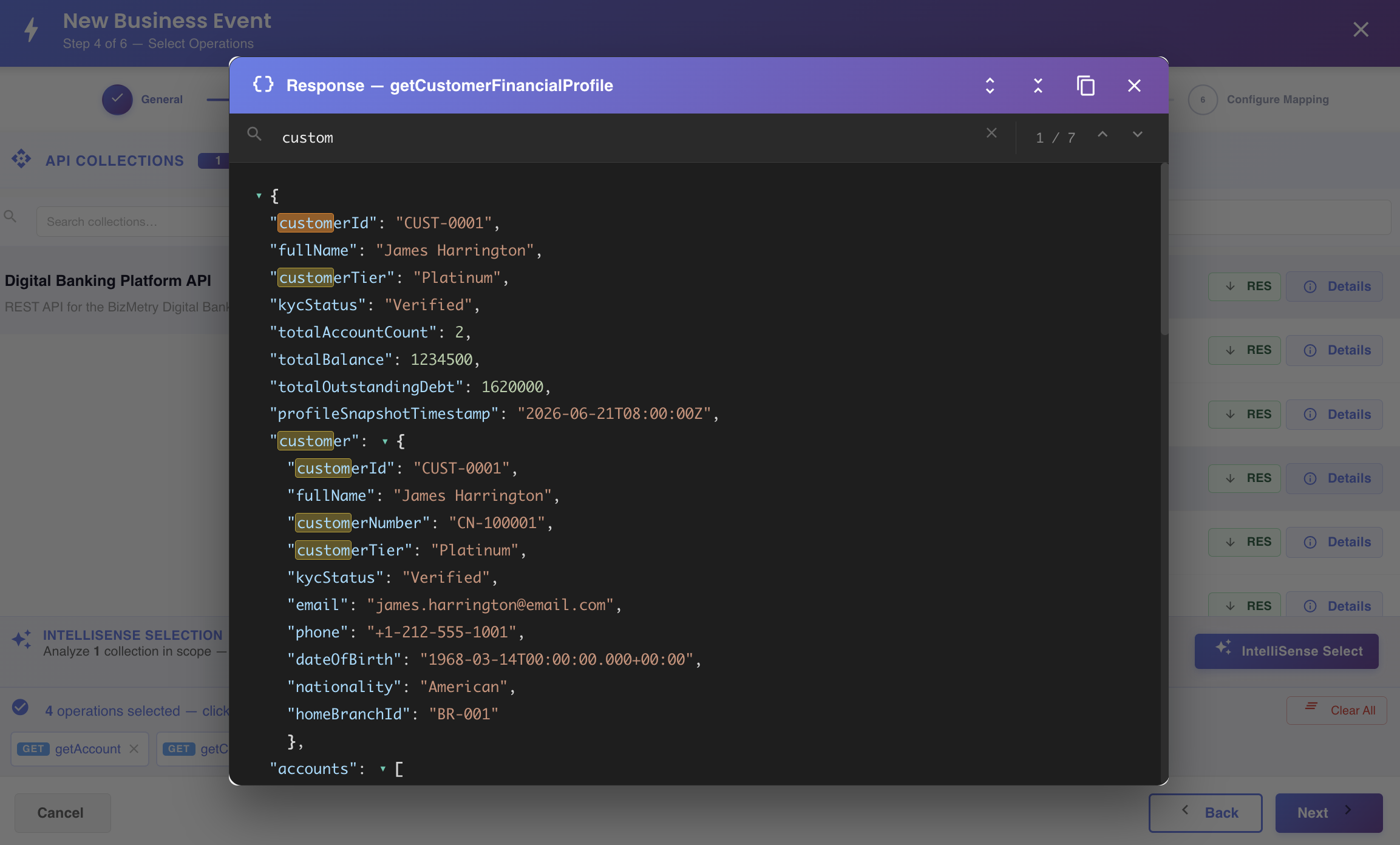 API response viewer