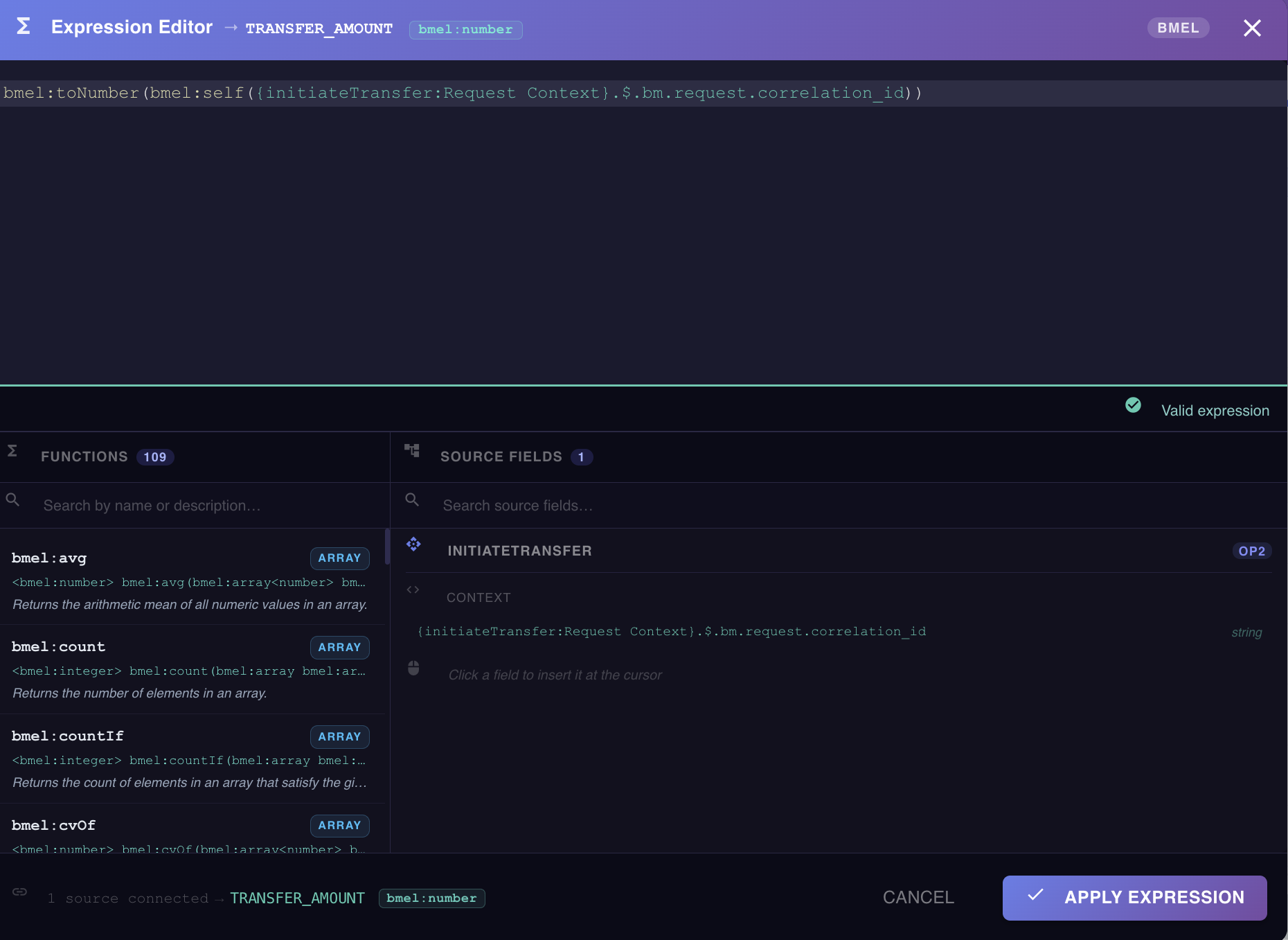 Fixing a BMEL syntax error
