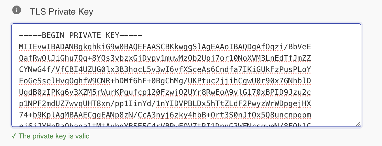 Private Key Validation Success