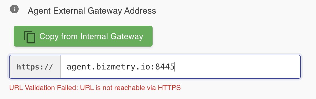 URL Validation Error