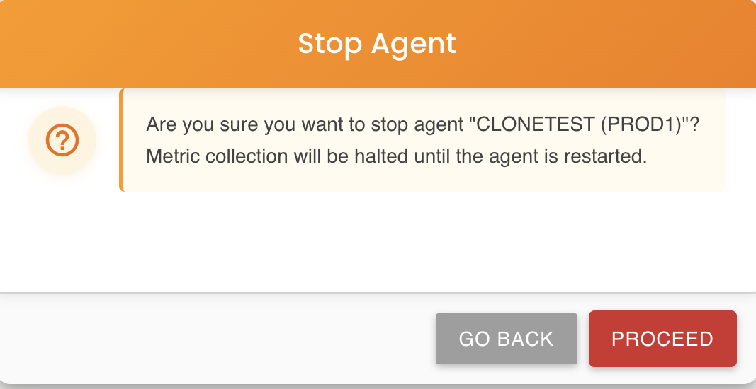 Stop Confirmation