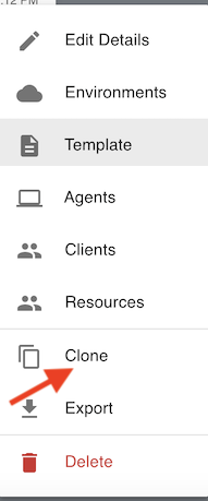Clone Profile Option