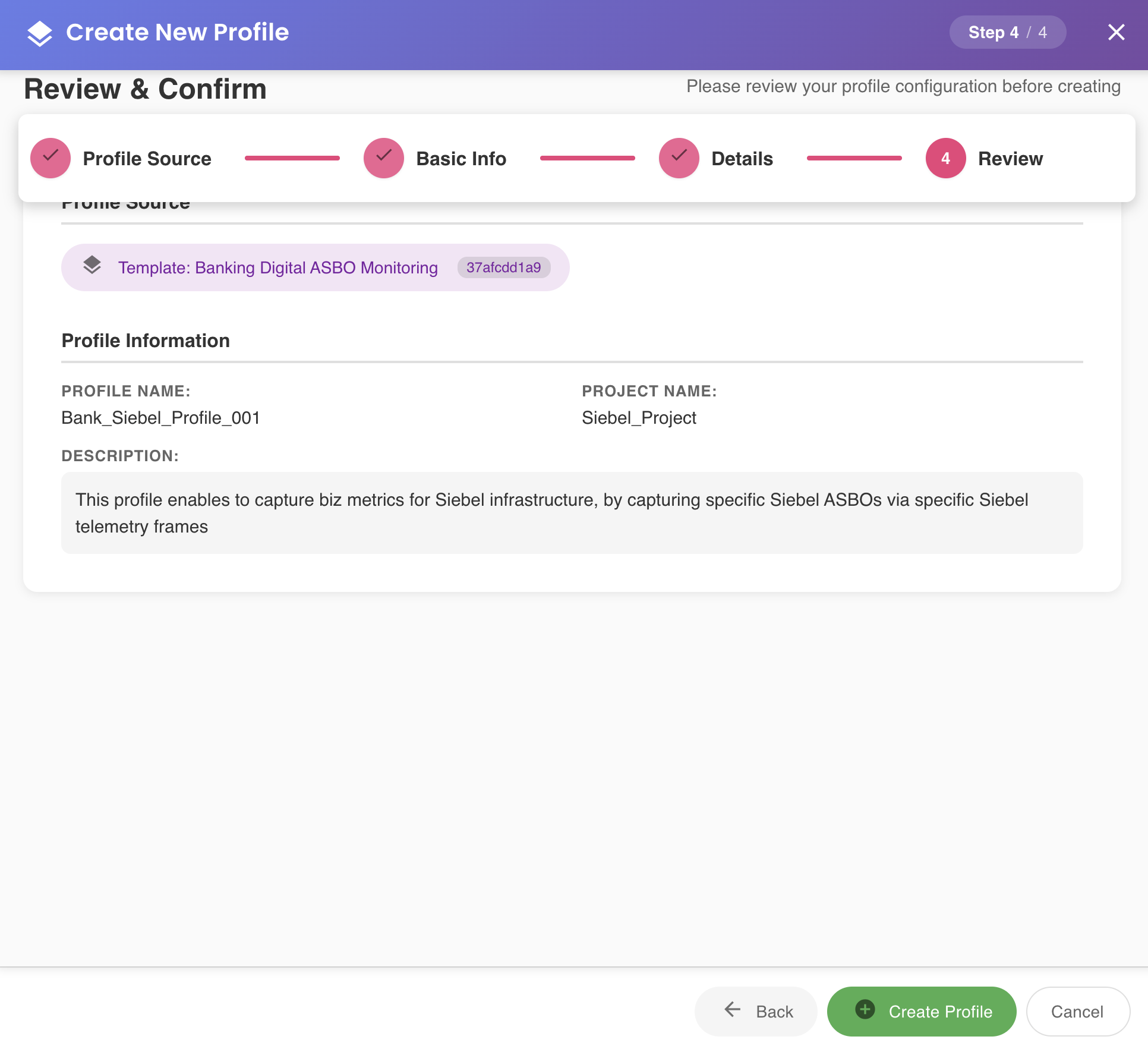 Step 4 - Review