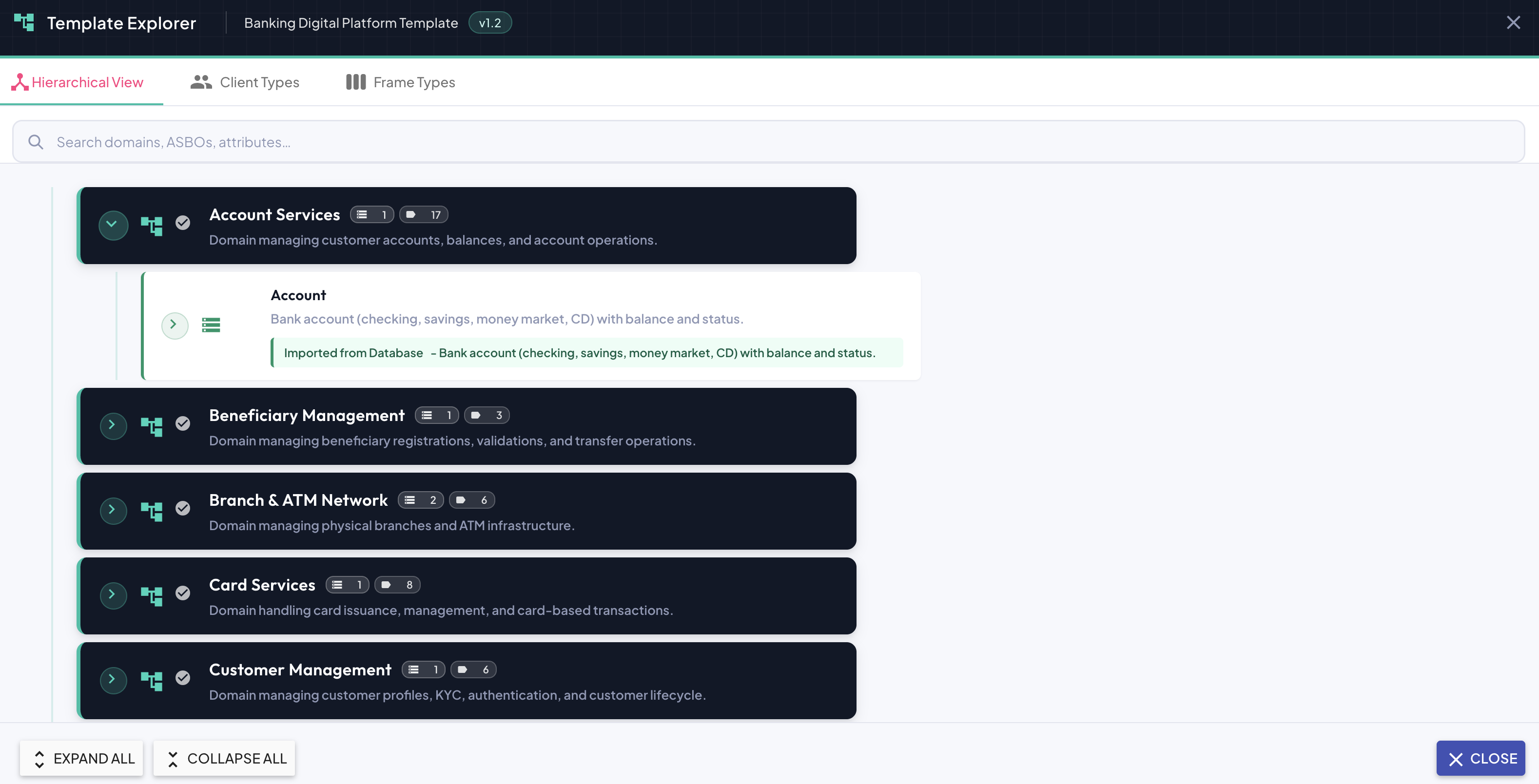 Template Explorer ASBO
